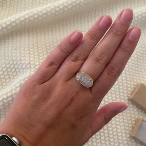 Kendra Scott druzy ring size 7
